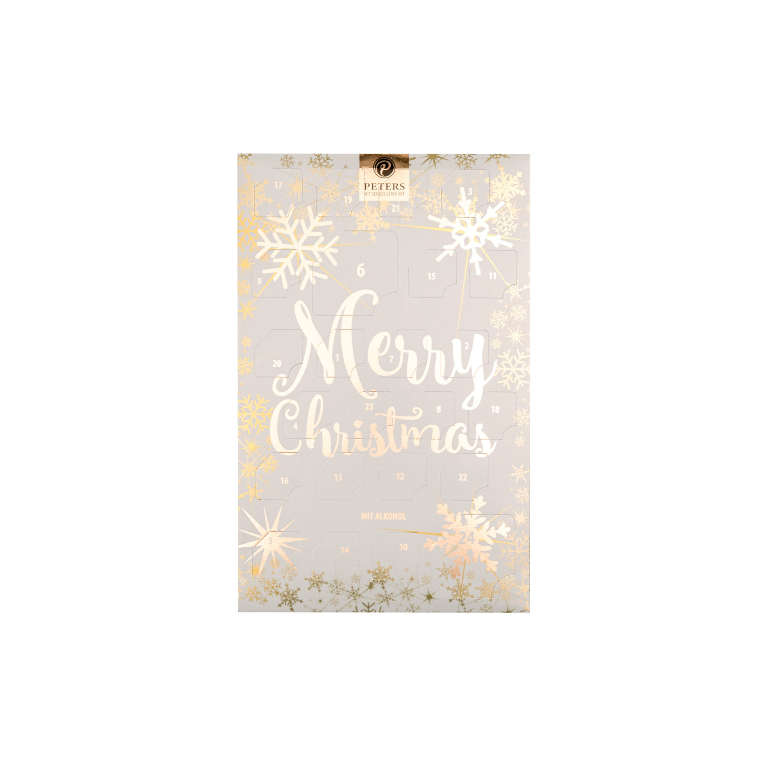 Merry Christmas Adventskalender mit Alkohol