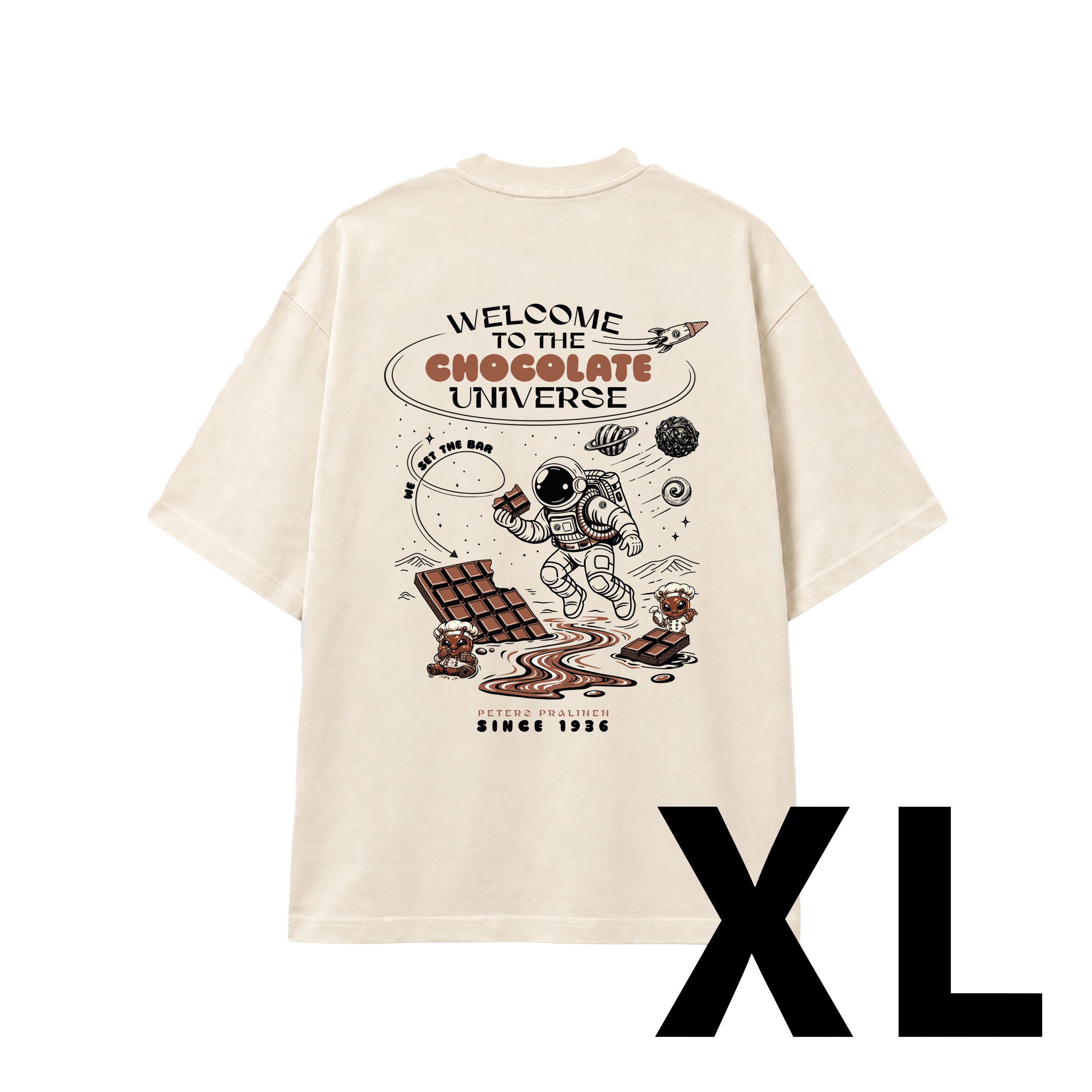 "Welcome to the Chocolate Universe" T-Shirt XL