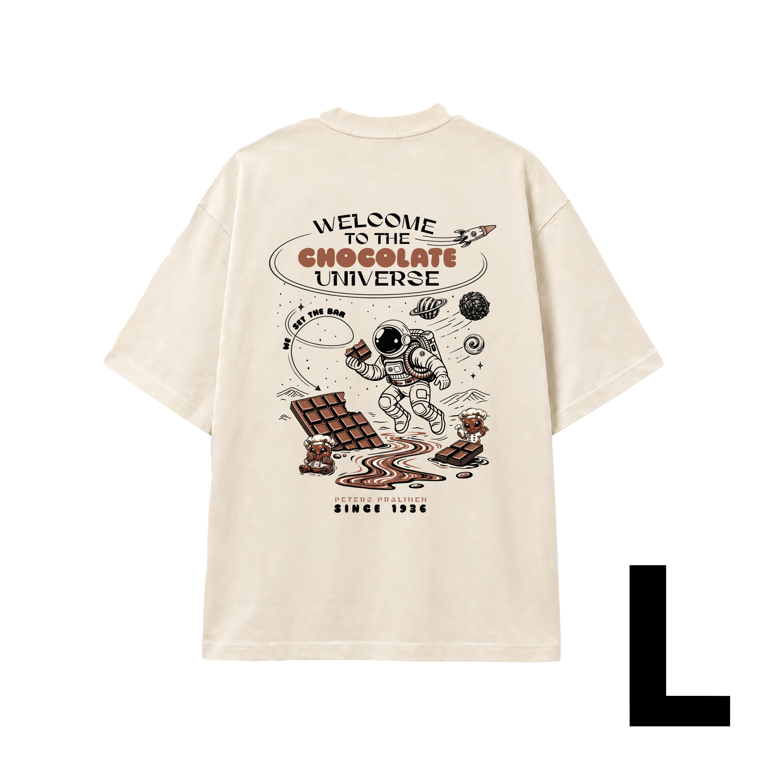 "Welcome to the Chocolate Universe" T-Shirt L