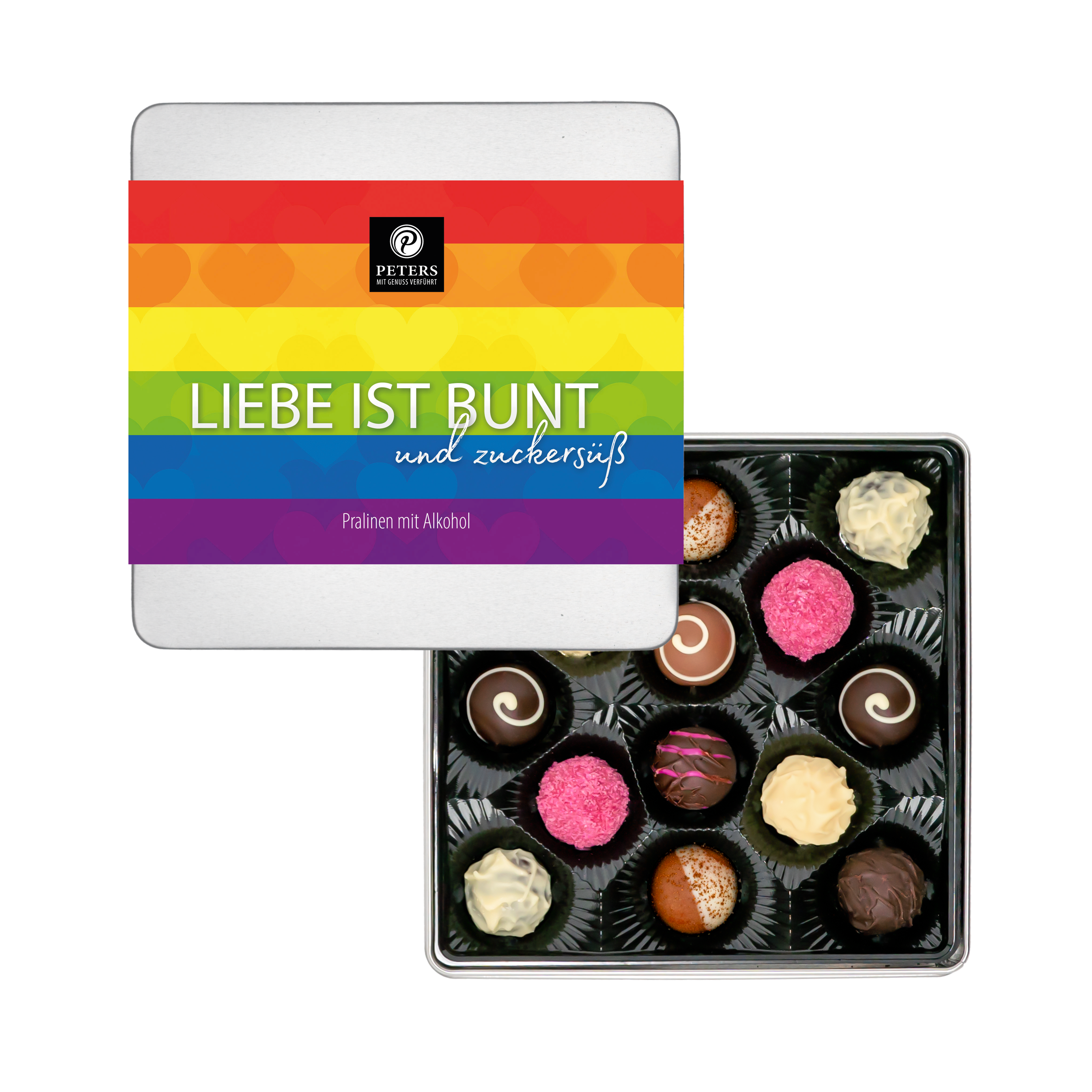 Trüffel-Mischung "Liebe ist bunt" - Peters PralinenPeters Pralinen