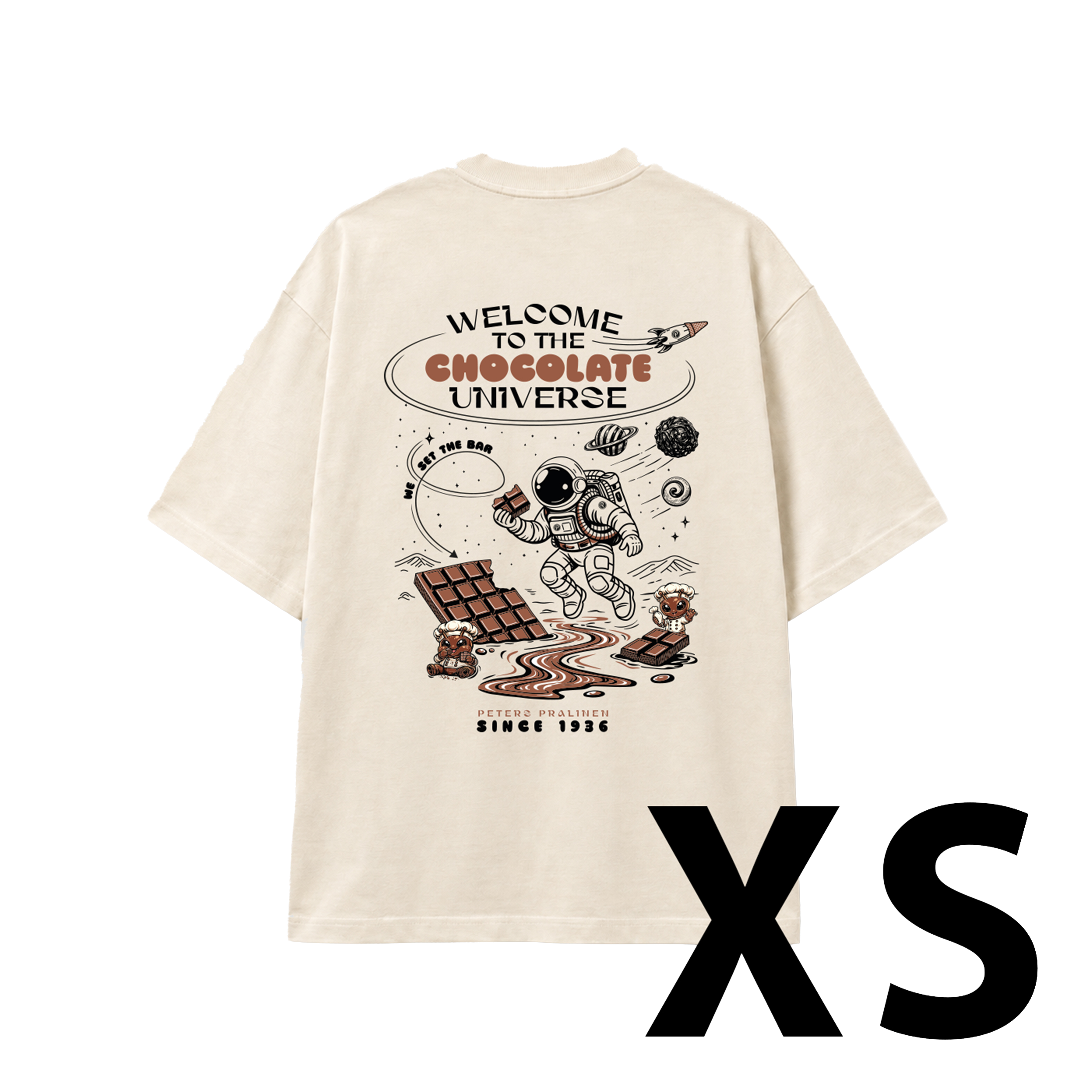 "Welcome to the Chocolate Universe" T-Shirt XS