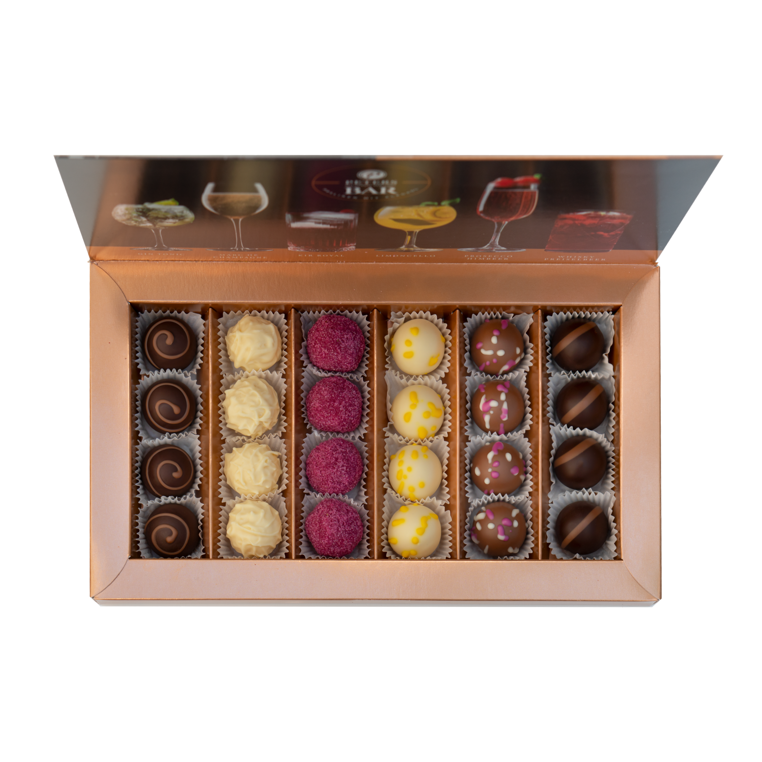 Peters BAR | Cocktail-Trüffel-Mischung - Peters PralinenPeters Pralinen
