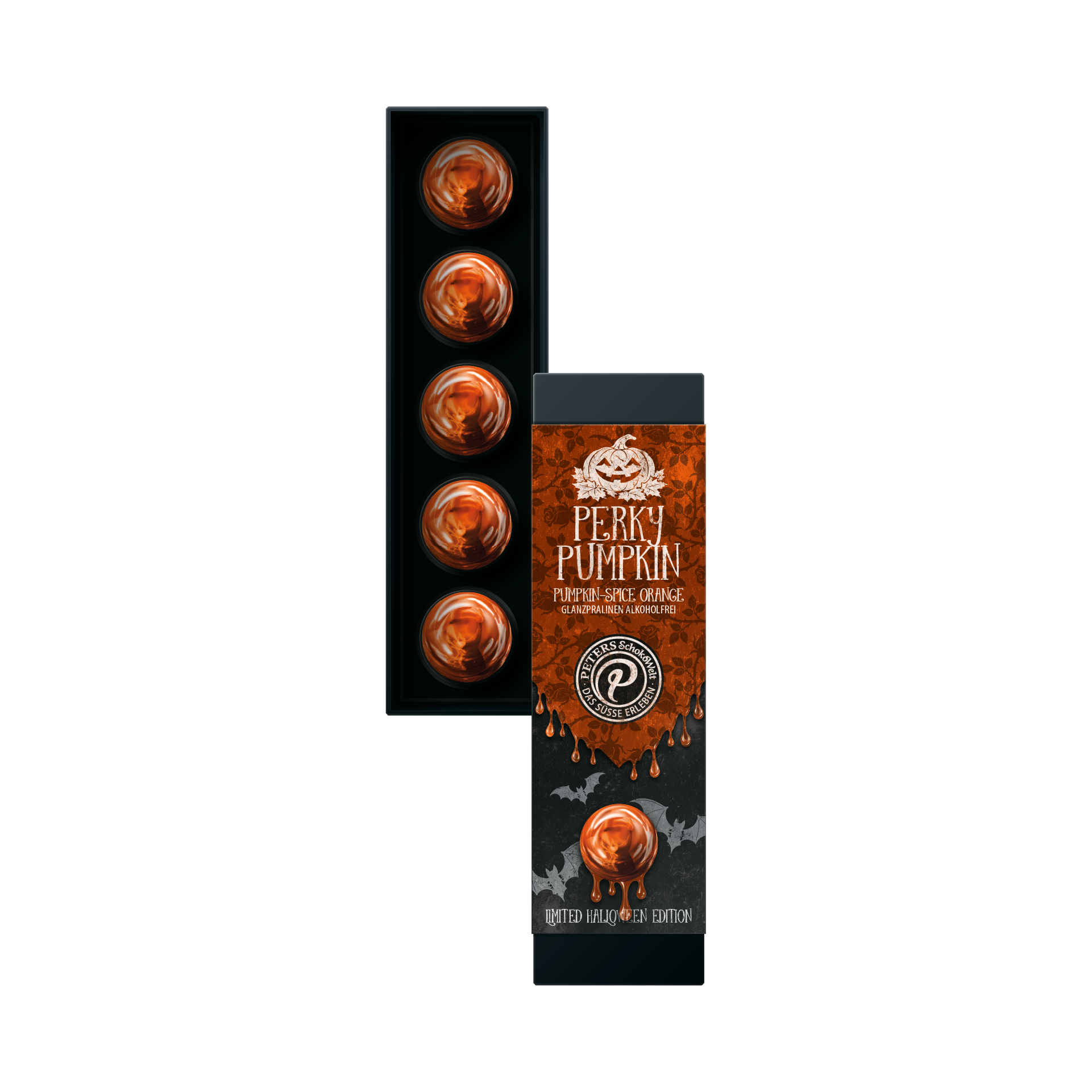 "Perky Pumpkin" Halloween Glanzpralinen