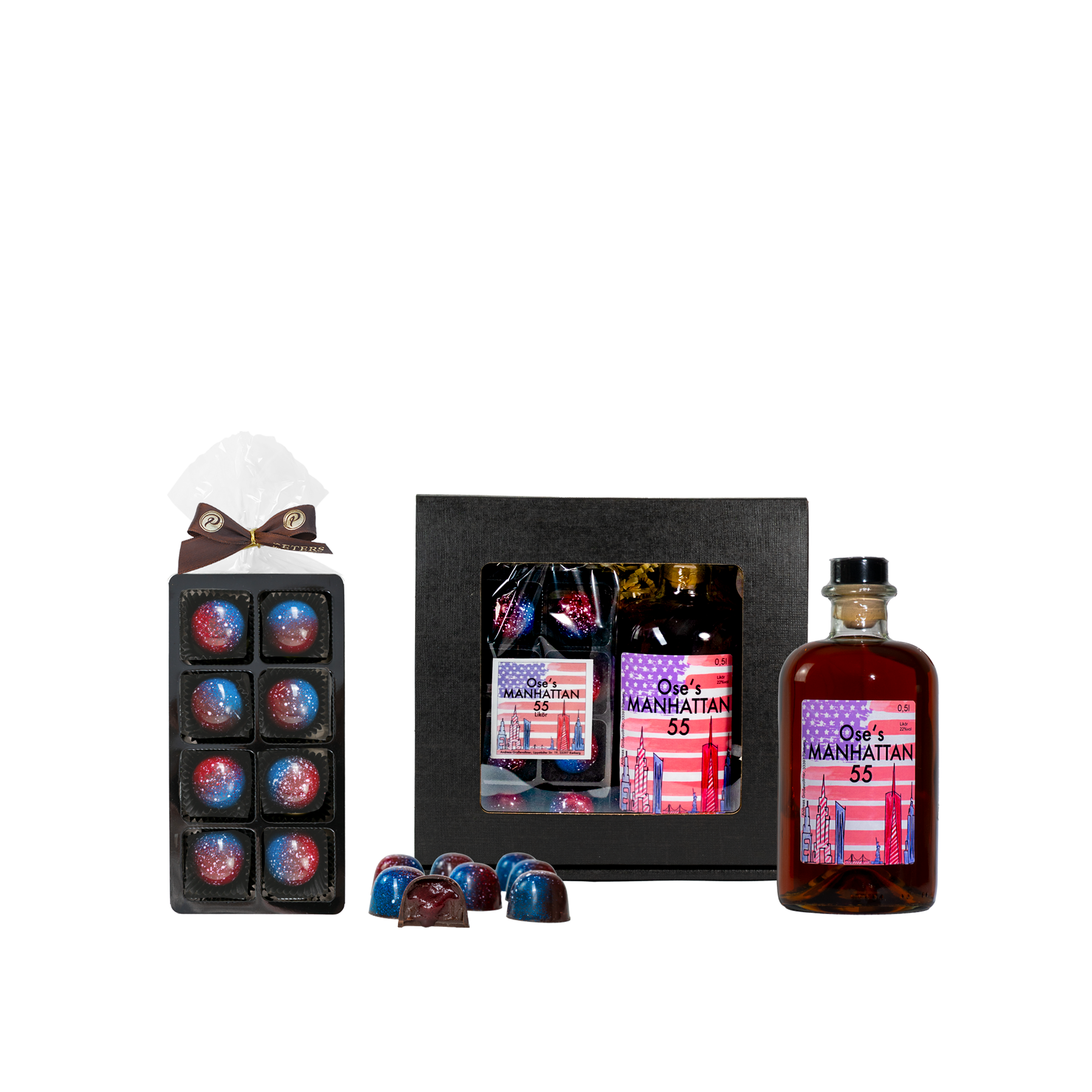 Präsent Glanzpralinen Ose's Manhattan 55