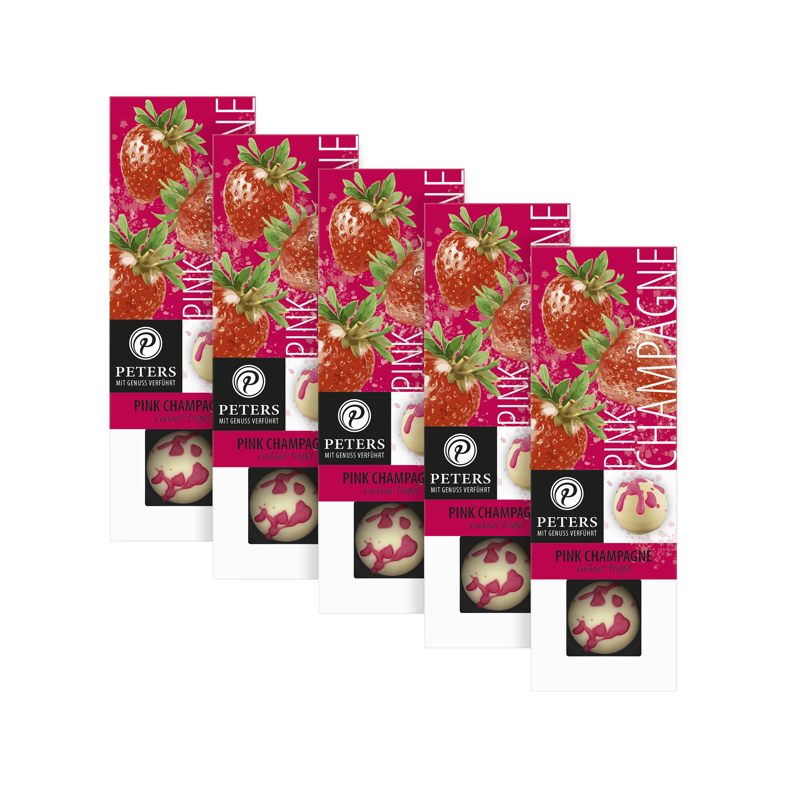 Pink Champagne-Trüffel 5er-Set - Peters PralinenPeters Pralinen