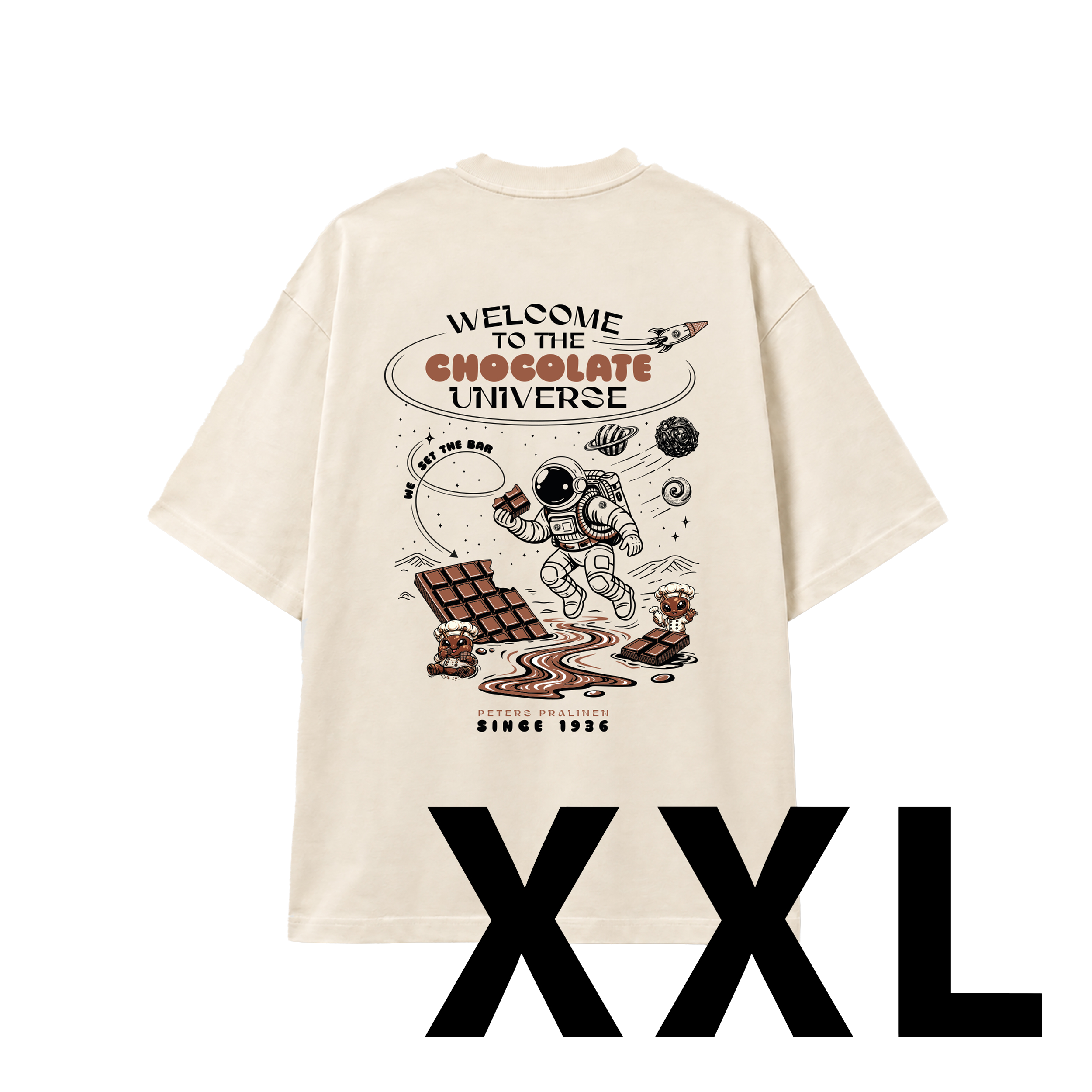 "Welcome to the Chocolate Universe" T-Shirt XXL